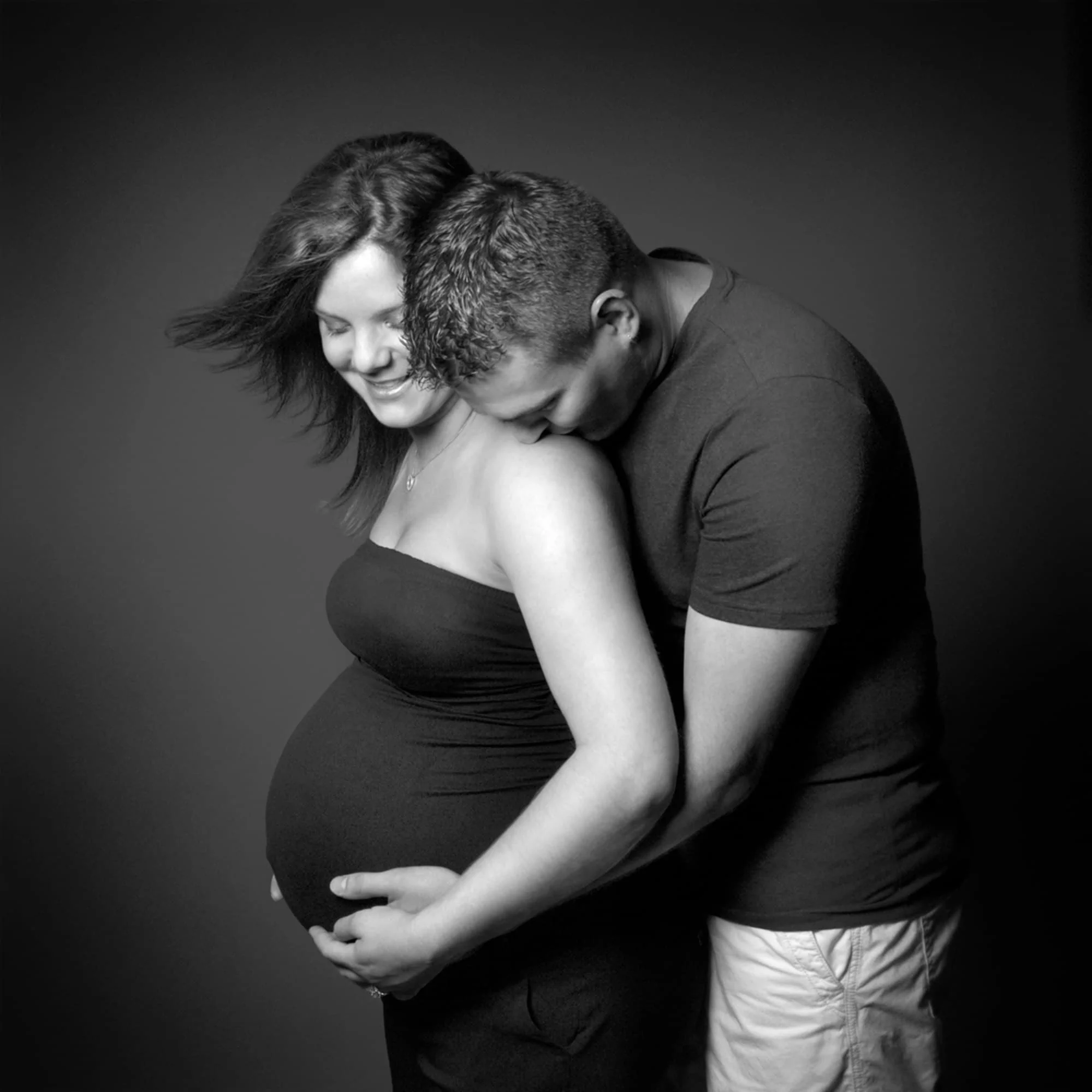 Caitlin Claire Studio Winter Maternity Photography